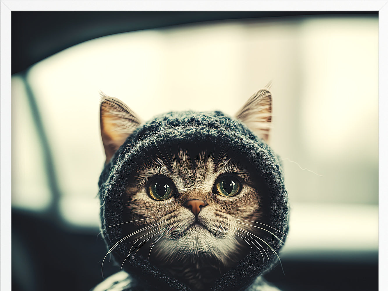POSTER ›Catman 1‹ / Wanddeko, Art Print, Kinderzimmer Poster, Superheld, Katze, Batman, Geschenk für Katzenfans