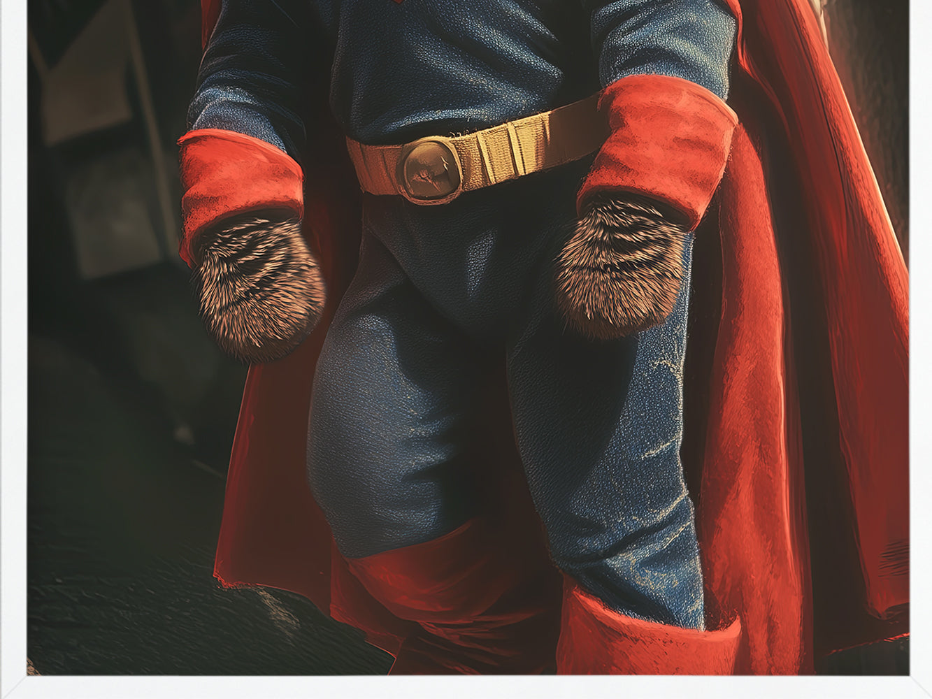 POSTER ›Supercat 3‹ / Wanddeko, Art Print, Kinderzimmer Poster, Superheld, Katze, Batman, Geschenk für Katzenfans (Kopie) (Kopie) (Kopie)