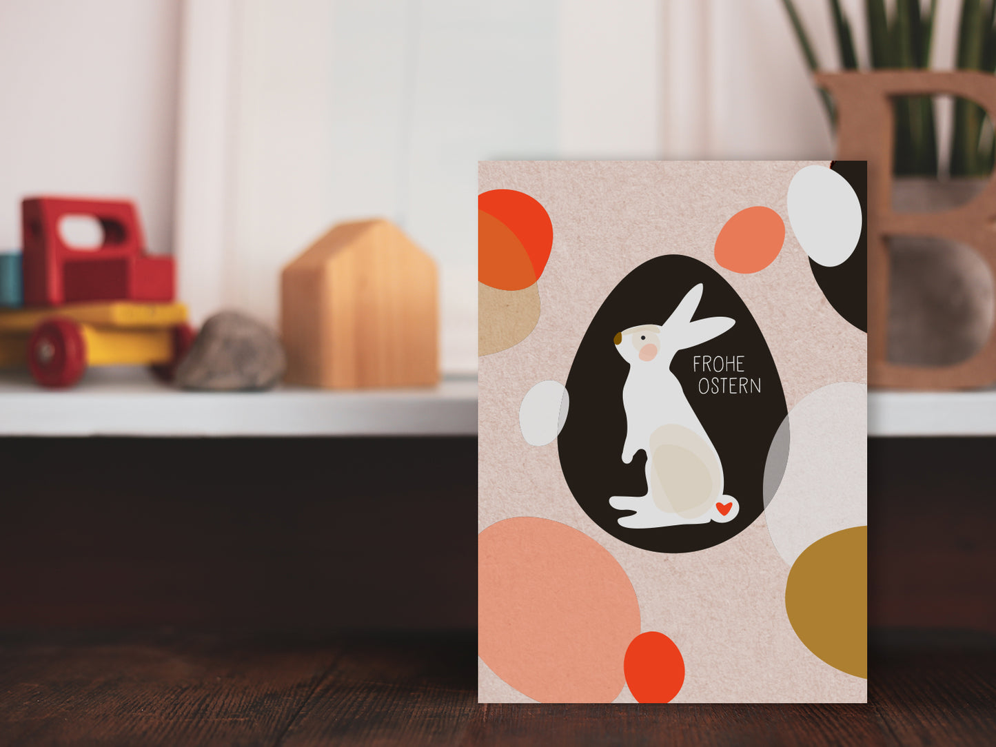 Osterhasen Postkarte ›Oster Bunny 01.‹, Hase, Ostern, Frohe Ostern