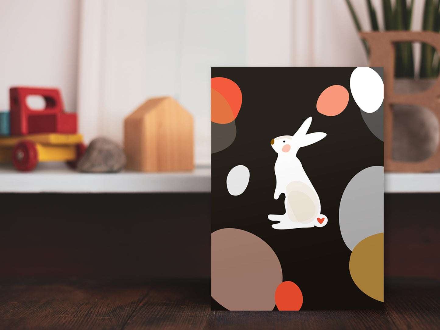 Osterhasen Postkarte ›Oster Bunny 02.‹, Hase, Ostern, Frohe Ostern