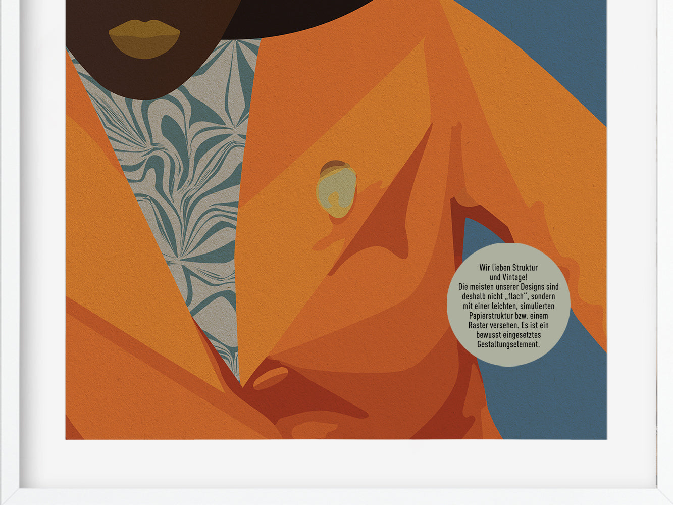 ›Afrika Fashion 07‹ / Wanddeko, Art Print, Ethno, Mode, Illustration, Wandbild, leuchtend, grafisch, Trend, minimalistisch, stylish