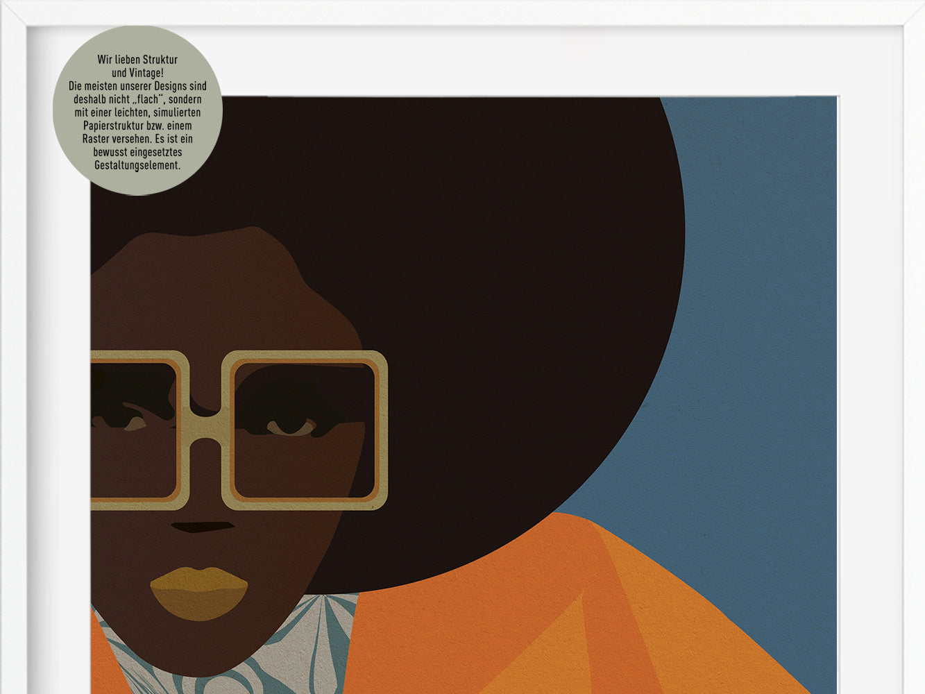 ›Afrika Fashion 07‹ / Wanddeko, Art Print, Ethno, Mode, Illustration, Wandbild, leuchtend, grafisch, Trend, minimalistisch, stylish