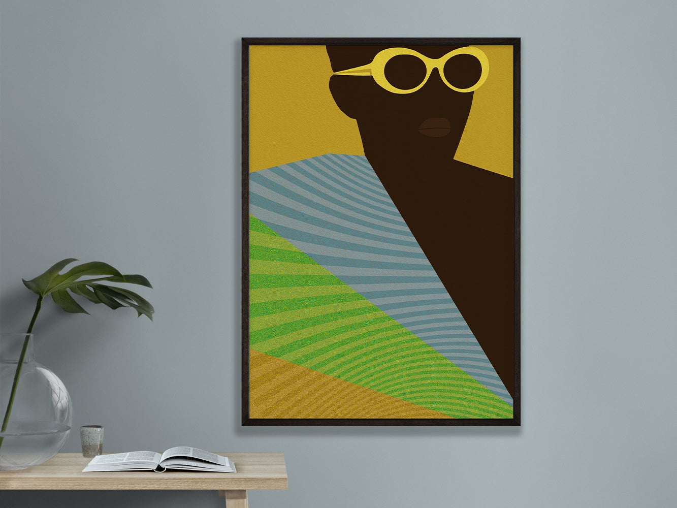Kopie von ›Afrika Fashion 08‹ / Wanddeko, Art Print, Ethno, Mode, Illustration, Wandbild, leuchtend, grafisch, Trend, minimalistisch, stylish