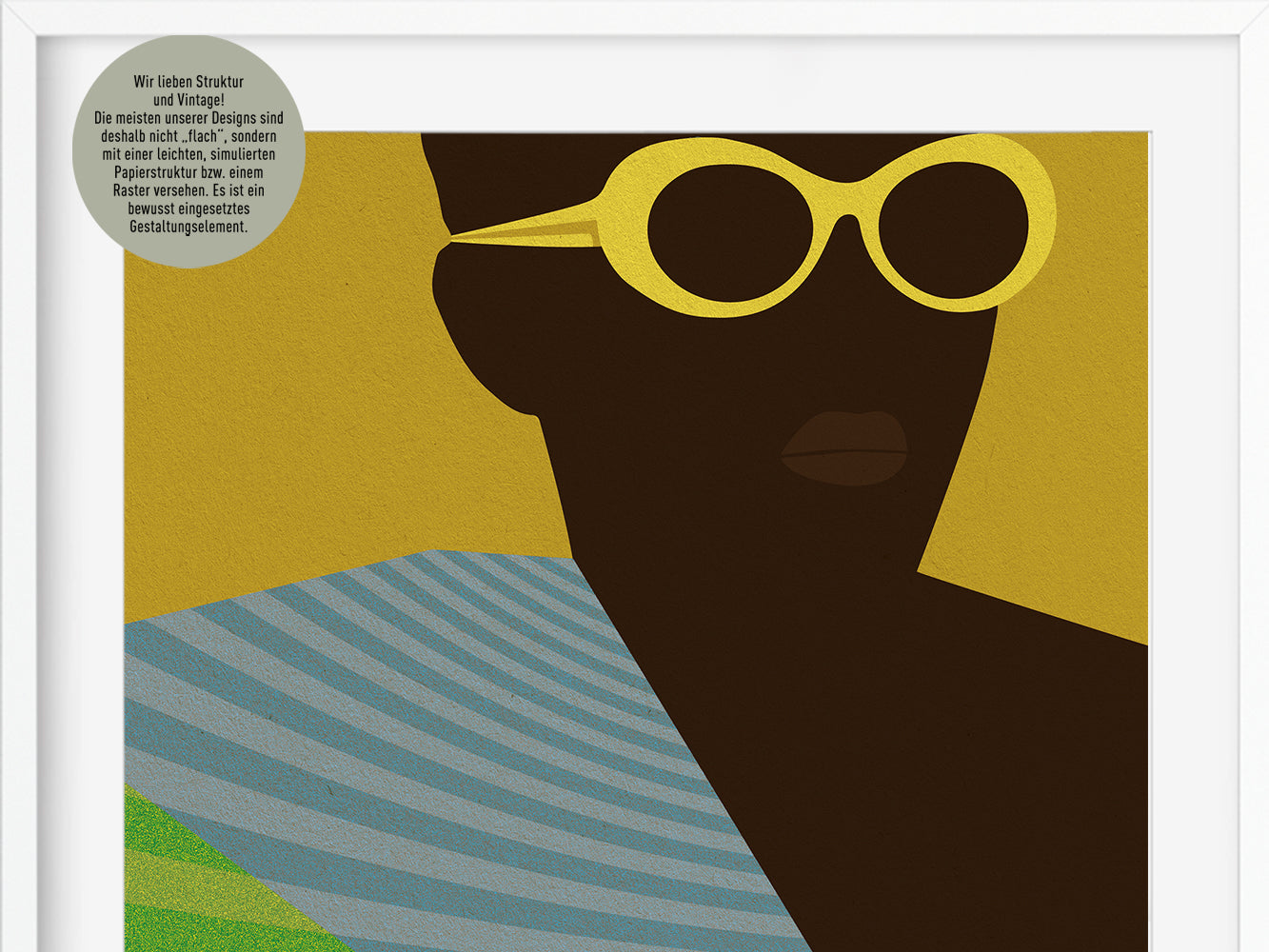 Kopie von ›Afrika Fashion 08‹ / Wanddeko, Art Print, Ethno, Mode, Illustration, Wandbild, leuchtend, grafisch, Trend, minimalistisch, stylish