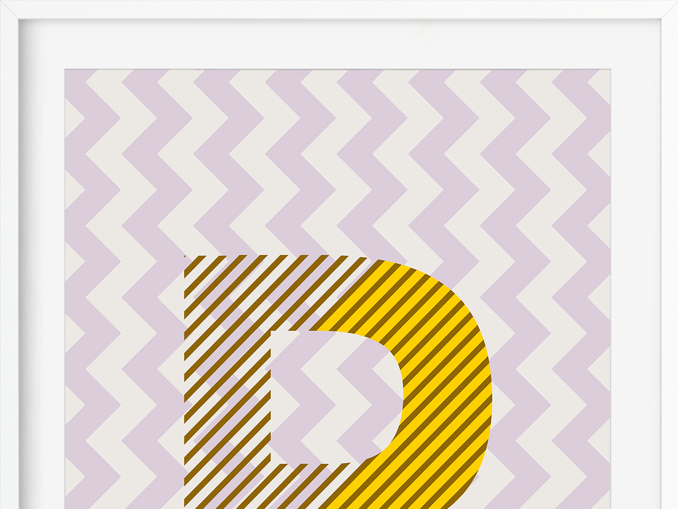 DRUCK ›P-TYPEFACE‹ / ABC, Wandbild, Typo-Poster, Kunstdruck, Alphabet, Typografie