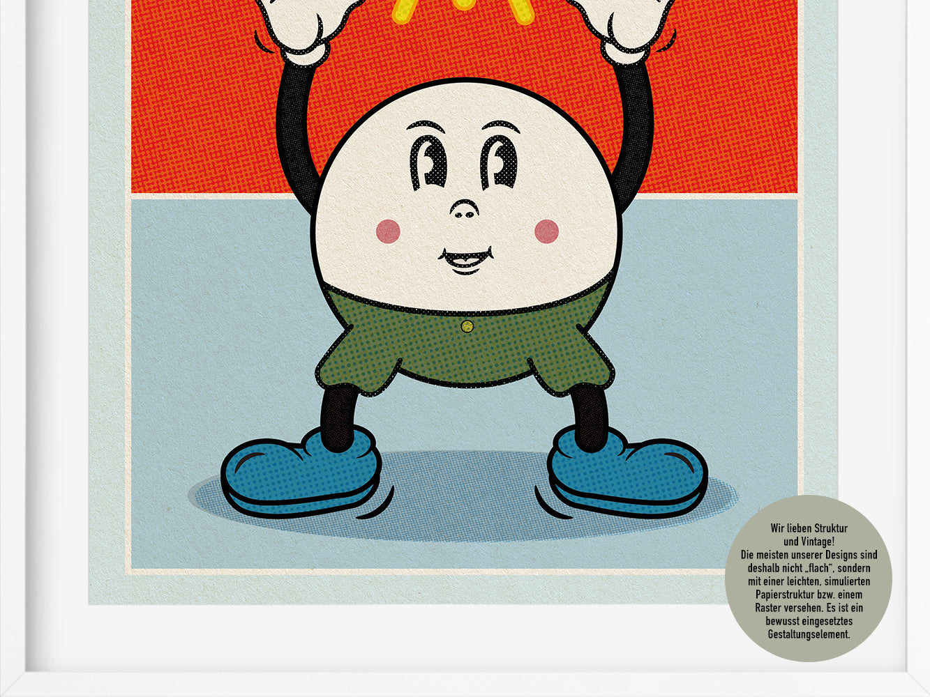 DRUCK ›You Are The Sun‹ / Wanddeko, Art Print, Sonne, Cartoon, Illustation, Retro Poster, Wandbild, Kinderzimmer