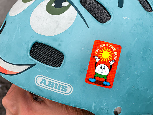 Aufkleber, Sticker ›You Are The Sun‹ / Comic, Cartoon, Kindergeburtstag, Geschenkidee, Etikett, Sonne