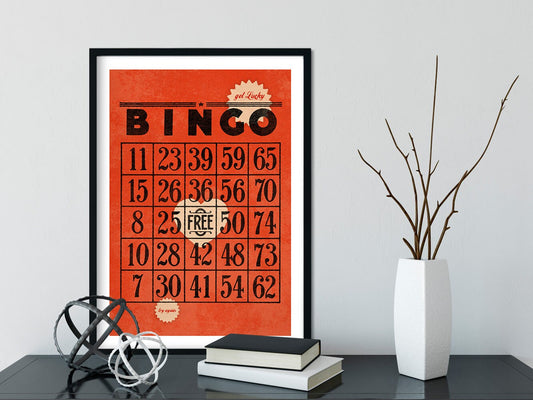 Druck LUCKY IN LOVE 01, Retro, Wandbild, Poster, Kunstdruck, Wohndeko, Hochzeit, Verlobung, Liebe, Paar, Match