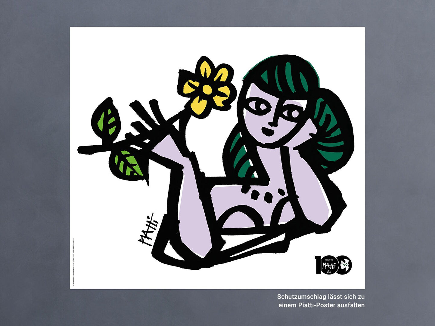 Taschenbuch Alex Capus ›Léon und Louise‹, Roman, Illustration, Frau, Piatti, Buchkunst