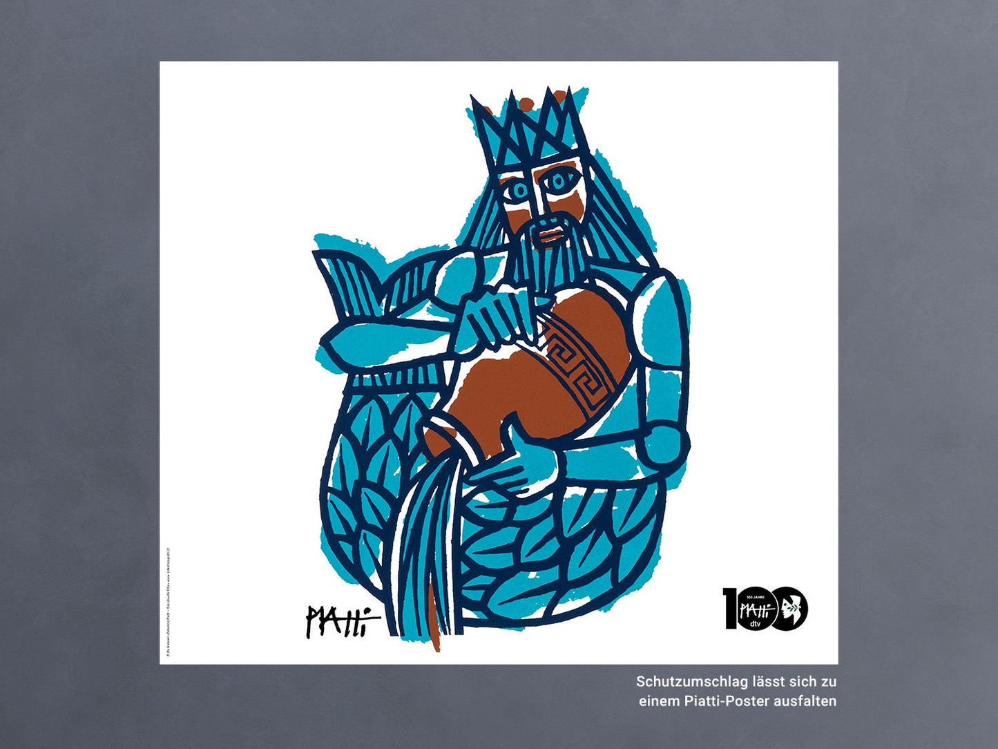 Taschenbuch Arno Geiger ›Der alte König in seinem Exil‹, llustration, Wassermann, Piatti, Buchkunst