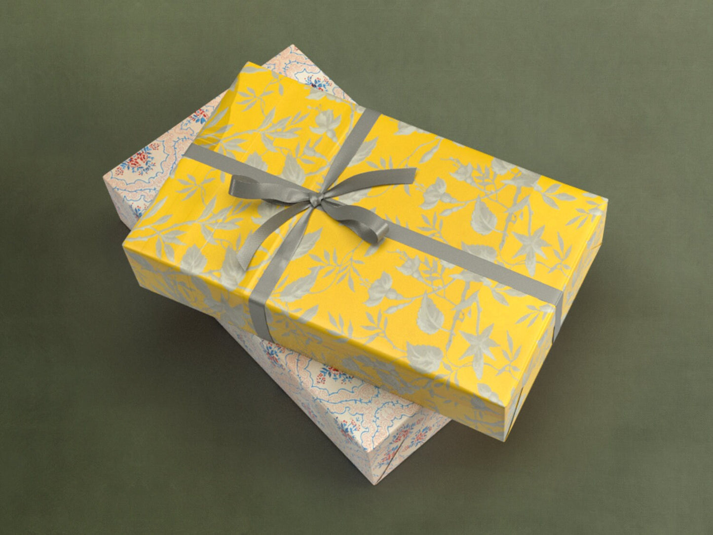 Geschenkpapier Set, Gefährlich schön 02: 10 Bögen mit 5 Motiven, 50 x 70 cm, Natur, Vintage, Pflanzen, Tapete, Blumen, Muster, verpacken