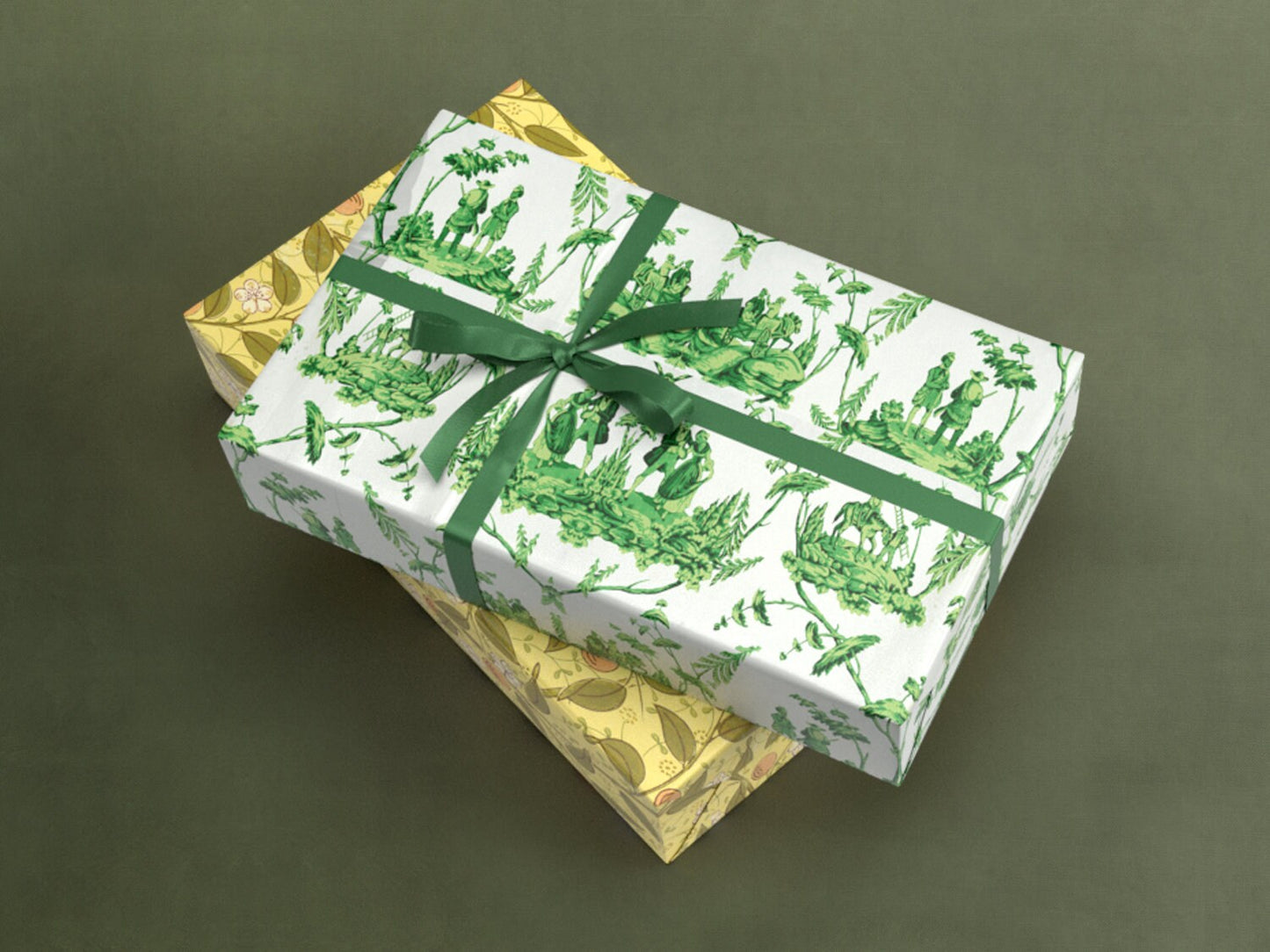 Geschenkpapier Set, Gefährlich schön 03: 10 Bögen mit 5 Motiven, 50 x 70 cm, Natur, Vintage, Pflanzen, Tapete, Blumen, Muster, verpacken