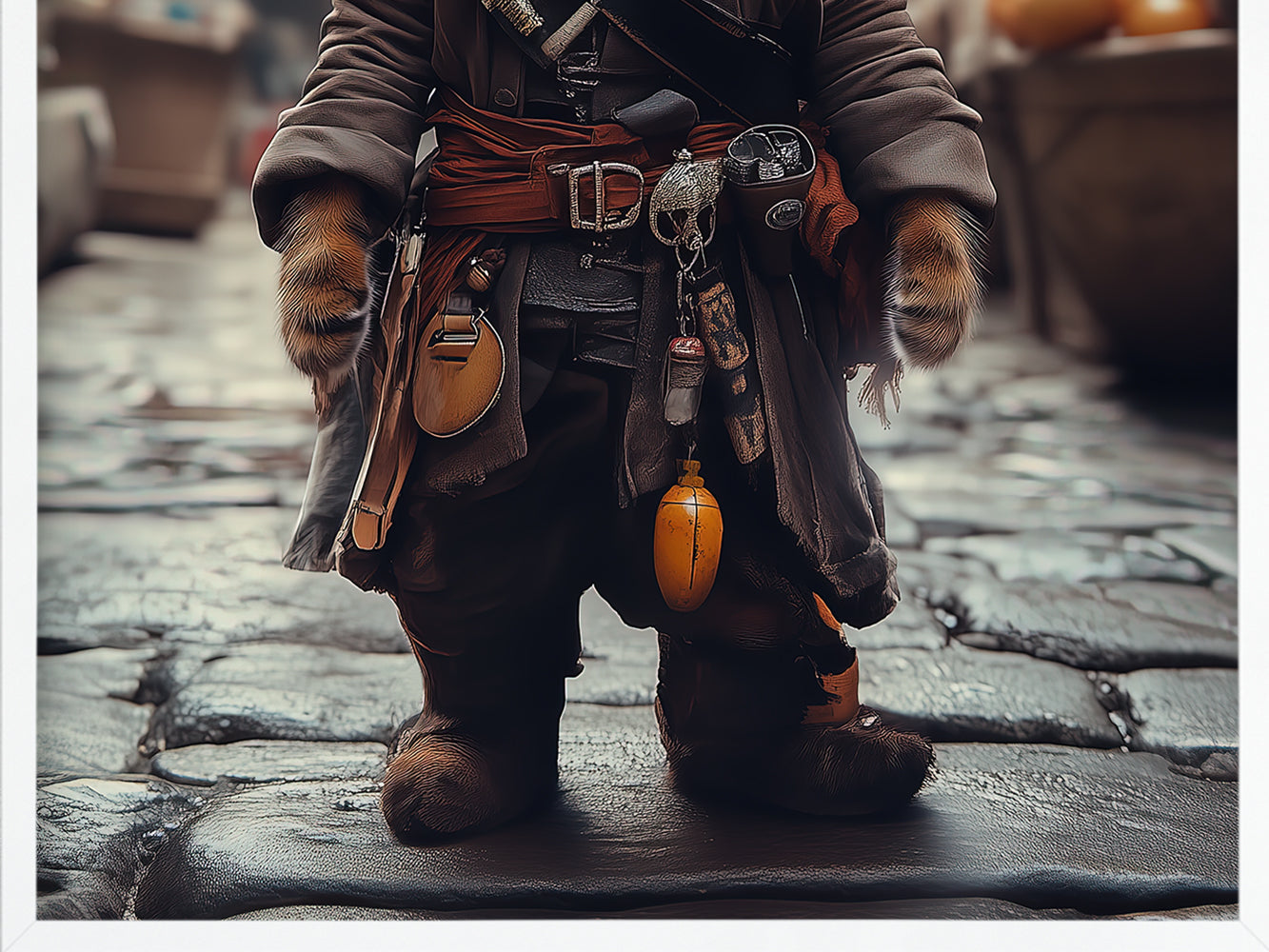 POSTER ›He is a pirate 1‹ / Wanddeko, Art Print, Kinderzimmer Poster, Pirat, Katze, Jack Sparrow