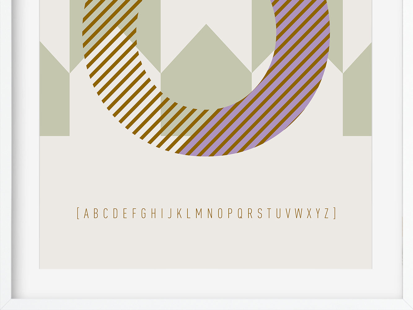 DRUCK ›O-TYPEFACE‹ / ABC, Wandbild, Typo-Poster, Kunstdruck, Alphabet, Typografie