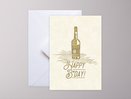 Geburtstagskarte ›Happy Birthday – Prost!‹, Glückwunsch, Geschenk, Einladung, Feiern