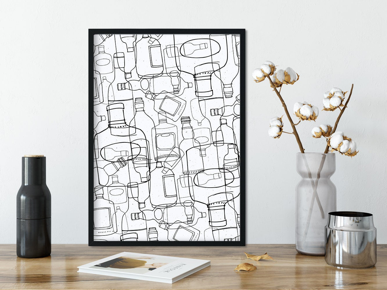 DRUCK ›White Rum‹ / Wanddeko, Art Print, Gastgeschenk Poster, Home Decore